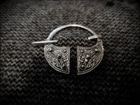 Viking Saxon Celtic Sterling Silver Penannular Cloak Pin