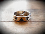 Viking Saxon Sterling Silver 925 Ring