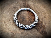 Sterling Silver Viking Twisted Ring