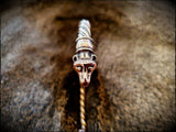 Viking Bear Head Twisted Bronze Bracelet Arm Ring