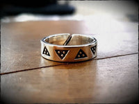 Viking Saxon Sterling Silver 925 Ring