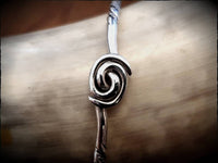 Viking Silver Bangle Bracelet