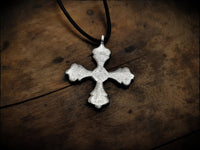 Gotland Pewter Cross Pendant