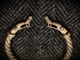 Bronze Viking Dragon Serpent Bracelet Arm Ring