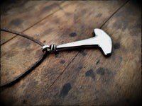 Viking Thors Hammer Mjolnir Pendant Pewter