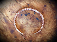 Viking Solid Twist Bronze Bracelet