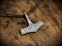 Mjölnir Thors Hammer Replica Pendant Necklace