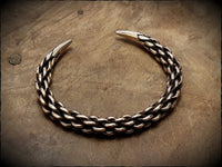 Viking Chunky Twisted Braided Bracelet Arm Ring