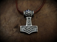 Erikstorp Mjolnir Thors Hammer Pendant Necklace