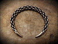 Viking Chunky Twisted Braided Bracelet Arm Ring