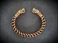 Viking Wolf Chunky Bracelet Arm Ring