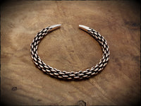 Viking Medium Twisted Braided Bracelet Arm Ring