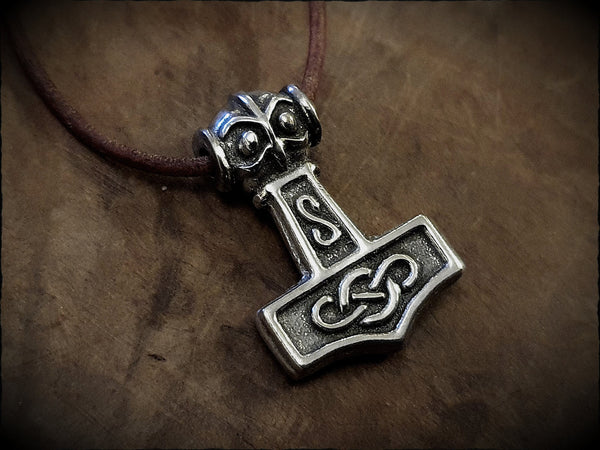 Erikstorp Mjolnir Thors Hammer Pendant Necklace